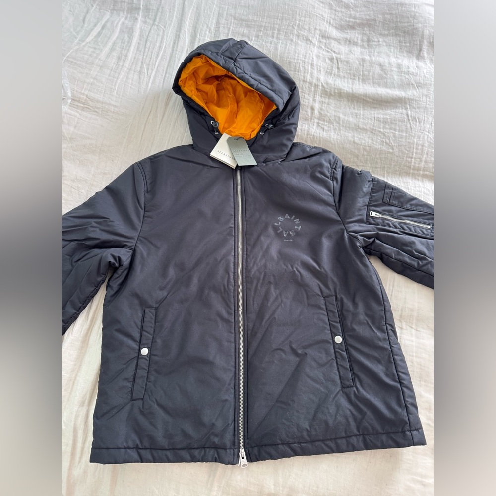 ALLSAINTS TIERRA Jacket Men Hoodie ROCKPILE LOGO SOLD OUT MSRP $419 NWT